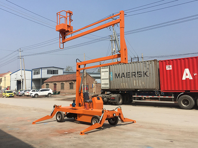 啟運 出售 曲臂式升降機 12米車載折臂式升降機 360度旋轉高空_液壓機械欄目_